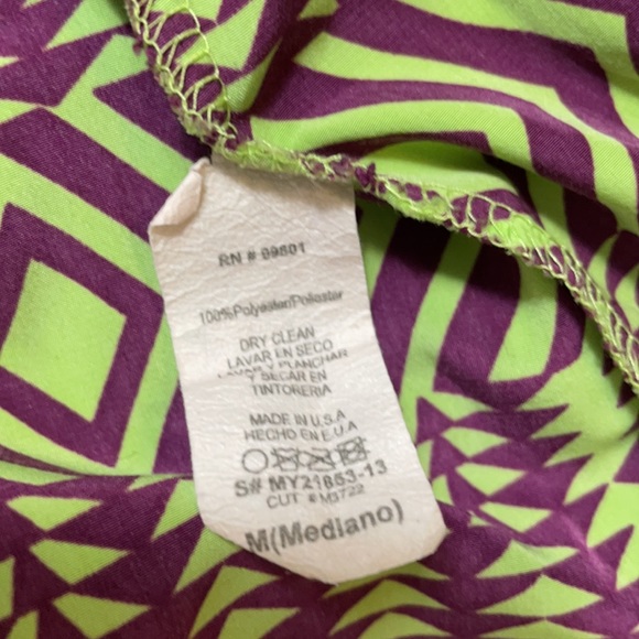 Bright Optical Illusion Chevron Strappy Aztec Tank - Picture 11 of 11